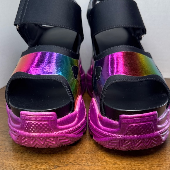 Anthony Wang Bluebery D2 Watch Me Glow Platform Sandals Funky Shoes, Womens 8.5 - Picture 3 of 13